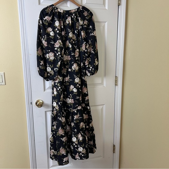 Tuckernuck Dress Maxi Floral Pockets Midnight Garden - Picture 8 of 10